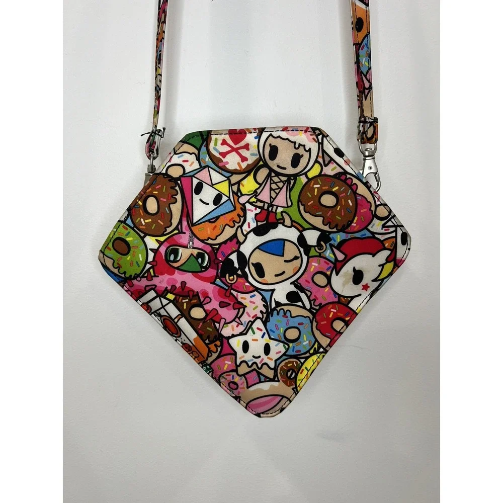 Tokidoki Ju Ju Be Kawaii Donut Character Diamond Shape Crossbody‎ Bag Kids